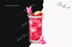 Watercolor Easter Cocktail Clipart | Easter PNG Product Image 2