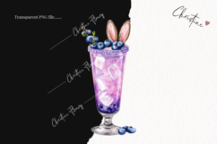 Watercolor Easter Cocktail Clipart | Easter PNG Product Image 2