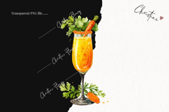 Watercolor Easter Cocktail Clipart | Easter PNG Product Image 2
