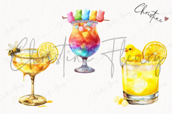 Watercolor Easter Cocktail Clipart | Easter PNG Product Image 3