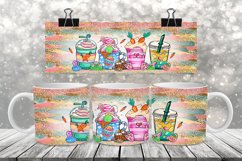 Easter Coffee - Coffee Mug Wrap - PNG Design Product Image 1