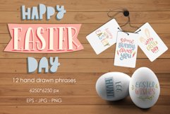 12 Easter quotes bundle PNG. Easter hand lettering quotes Product Image 1