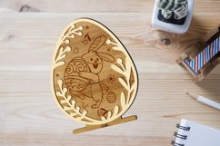 Easter Decorative Egg with Bunny Product Image 2