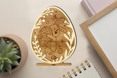 Easter Decorative Egg with Bunny Product Image 3