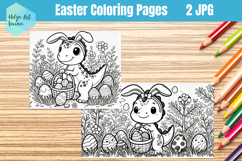 Easter Coloring Page. Kids coloring books Product Image 1