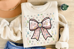 Easter Coquette Bow Sublimation PNG Product Image 2