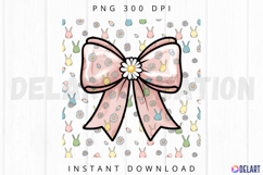 Easter Coquette Bow Sublimation PNG Product Image 1