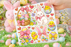Bunny Easter PNG, Happy Easter PNG, Easter Egg PNG Product Image 2