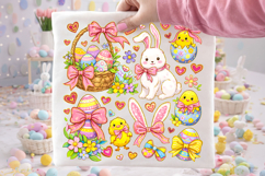 Bunny Easter PNG, Happy Easter PNG, Easter Egg PNG Product Image 3