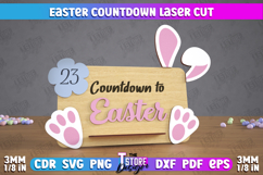 Easter Countdown |Easter Calendar Template|Days Until Easter Product Image 1