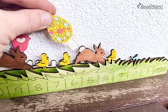 Easter Countdown Calendar Laser Cut Design Product Image 3