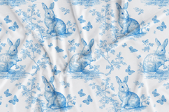 Easter Toile Seamless Patterns Product Image 4