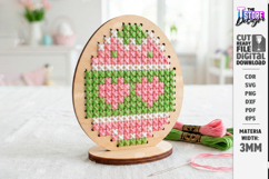 Easter Cross Stitch Laser Cut Bundle | Embroidery Blank SVG Product Image 2