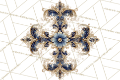 Patterned Easter Cross Clipart, Pastel Bold Christian Png Product Image 2