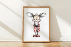 Whimsical Easter Dogs Clipart Product Image 2