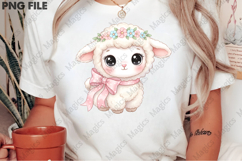 Easter Cute Kawaii Sheep Png Product Image 2