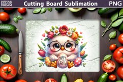 Easter Cutting Board | Easter Chicken Cutting Board Product Image 1