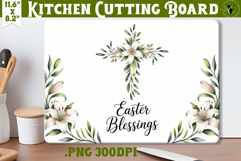 Christian Easter Kitchen Cutting Board | Easter Blessings Product Image 1