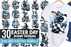 Easter Day Bunny Sublimation - Clipart PNG Bundle Product Image 1