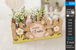 Easter Decor Laser Cut | Spring Floral Box | Easter Basket Product Image 1