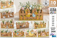 Easter Decor Laser Cut Bundle | Spring Boxes | Easter Basket Product Image 1