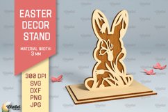 Easter Stands SVG Bundle. Easter Decor Laser Cut Product Image 3