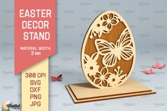 Easter Stands SVG Bundle. Easter Decor Laser Cut Product Image 5