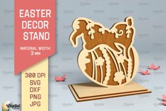 Easter Stands SVG Bundle. Easter Decor Laser Cut Product Image 6