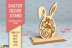 Easter Stands SVG Bundle. Easter Decor Laser Cut Product Image 8