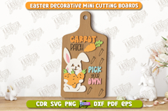 Decorative Easter Board | Decorative Mini Cutting Board |CNC Product Image 1