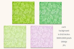 Easter Background, Easter Delights CP Vintage Floral Papers Product Image 2