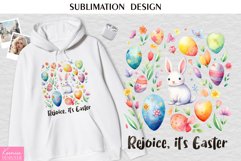 Rejoise, Its Easter|Flower Easter T Shirt Design|Floral Egg Product Image 1