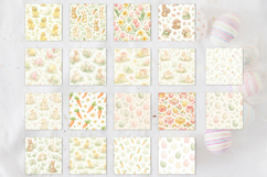 Easter Digital Paper Bundle | Seamless Watercolor Easter png Product Image 2