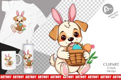 Easter Dog Clipart Product Image 1
