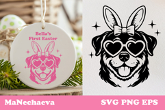 Cute Easter Dog SVG Bundle | Coquette Easter Dog Sublimation Product Image 17