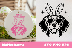 Cute Easter Dog SVG Bundle | Coquette Easter Dog Sublimation Product Image 18