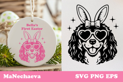 Cute Easter Dog SVG Bundle | Coquette Easter Dog Sublimation Product Image 26