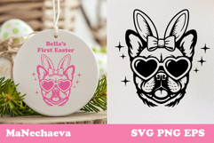 Cute Easter Dog SVG Bundle | Coquette Easter Dog Sublimation Product Image 27