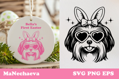 Cute Easter Dog SVG Bundle | Coquette Easter Dog Sublimation Product Image 10