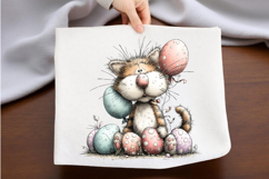 Easter Dog Clipart, Easter Sublimation PNG Product Image 2