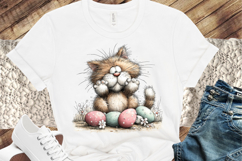 Easter Dog Clipart, Easter Sublimation PNG Product Image 3