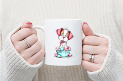 Easter Dog Clipart, Easter Sublimation PNG Product Image 4