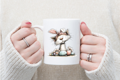 Easter Dog Clipart, Easter Sublimation PNG Product Image 4