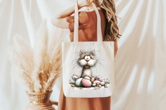 Easter Dog Clipart, Easter Sublimation PNG Product Image 5