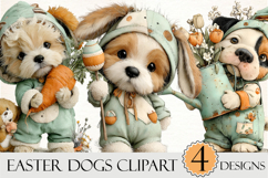 Whimsical Easter Hedgehog Clipart Product Image 1