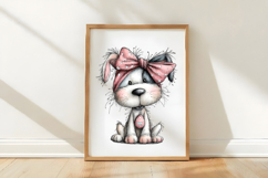 Whimsical Easter Dogs Clipart PNG Product Image 2