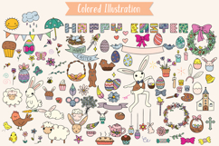 Easter Color Doodles | Egg, Bunny, Flower, Sheep, Chocolate Product Image 5