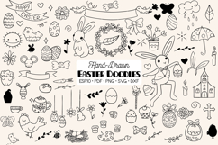 Easter Doodles | Egg, Bunny, Flower, Sheep, Chocolate, Chick Product Image 1