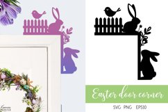 Easter Decoration| Door Corner |Easter Bunny Door Sign Product Image 1