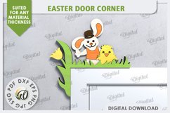 Easter Door Corners Laser Cut Bundle. Easter Decor SVG Product Image 8